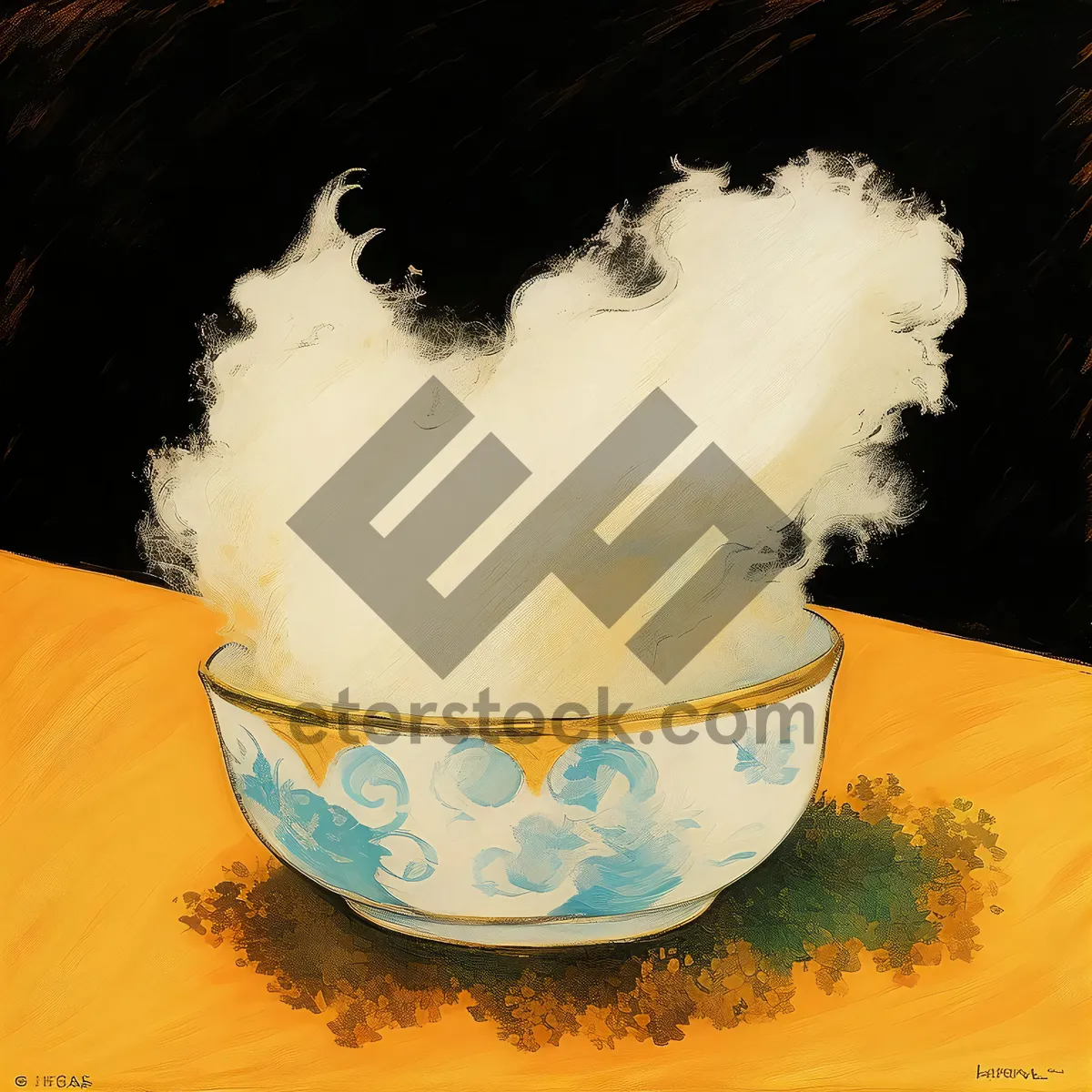 Picture of Bowl and bucket container vessel
