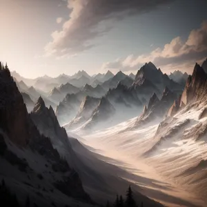 Majestic Alpine Range