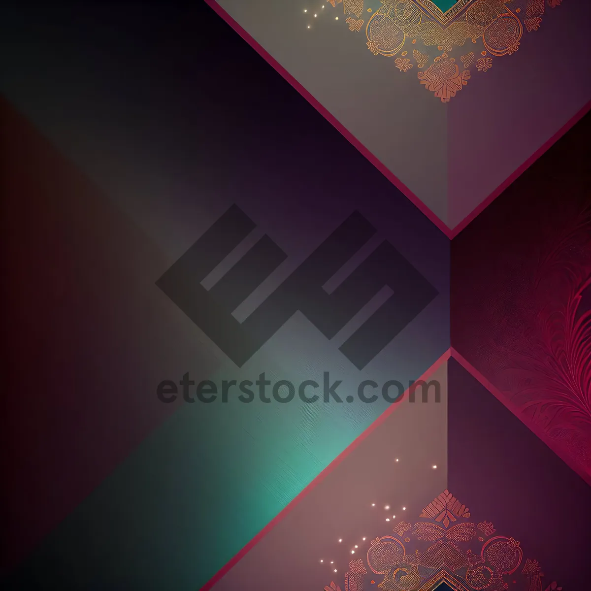 Picture of Winter Wonderland: Festive Snowflake Greeting Card Design