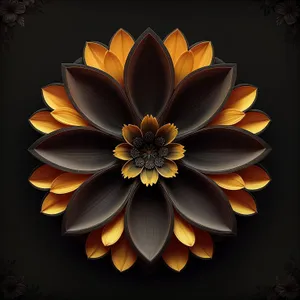 Bright Sunflower Blossom in Summer Garden
