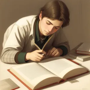 Productive Businesswoman Working on Laptop at Office Desk