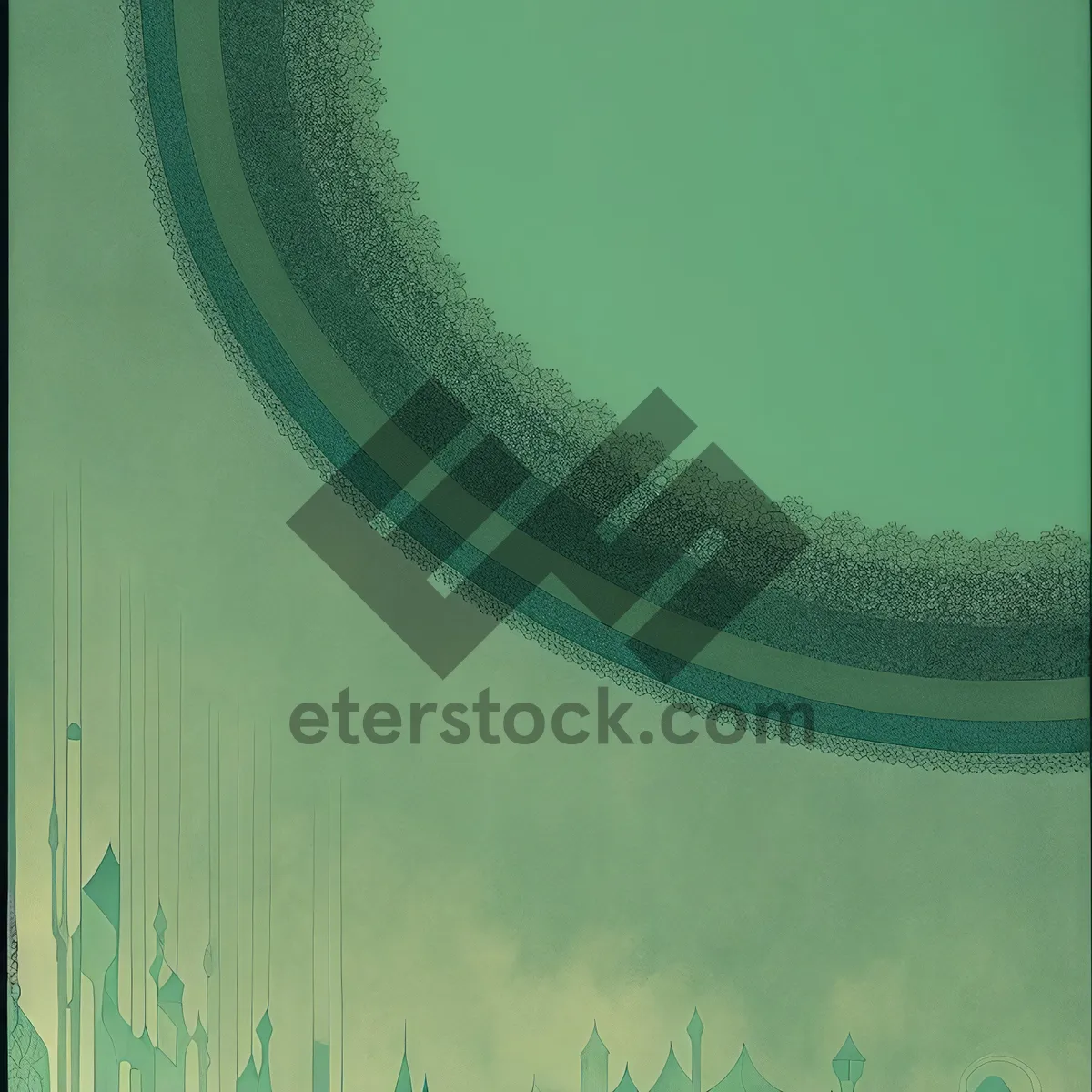 Picture of Curtain Ripple: Futuristic Fractal Art in Motion