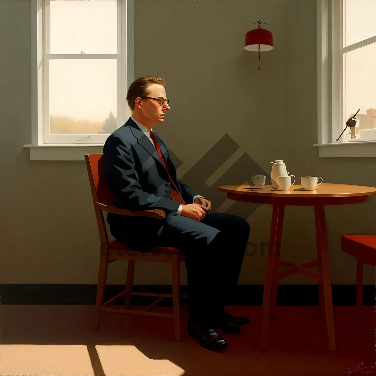 Picture of Corporate team meeting in professional office setting.