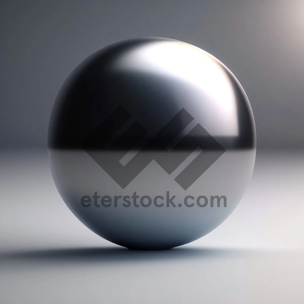 Picture of Globe Icon: 3D Glass Sphere with Satellite Ball