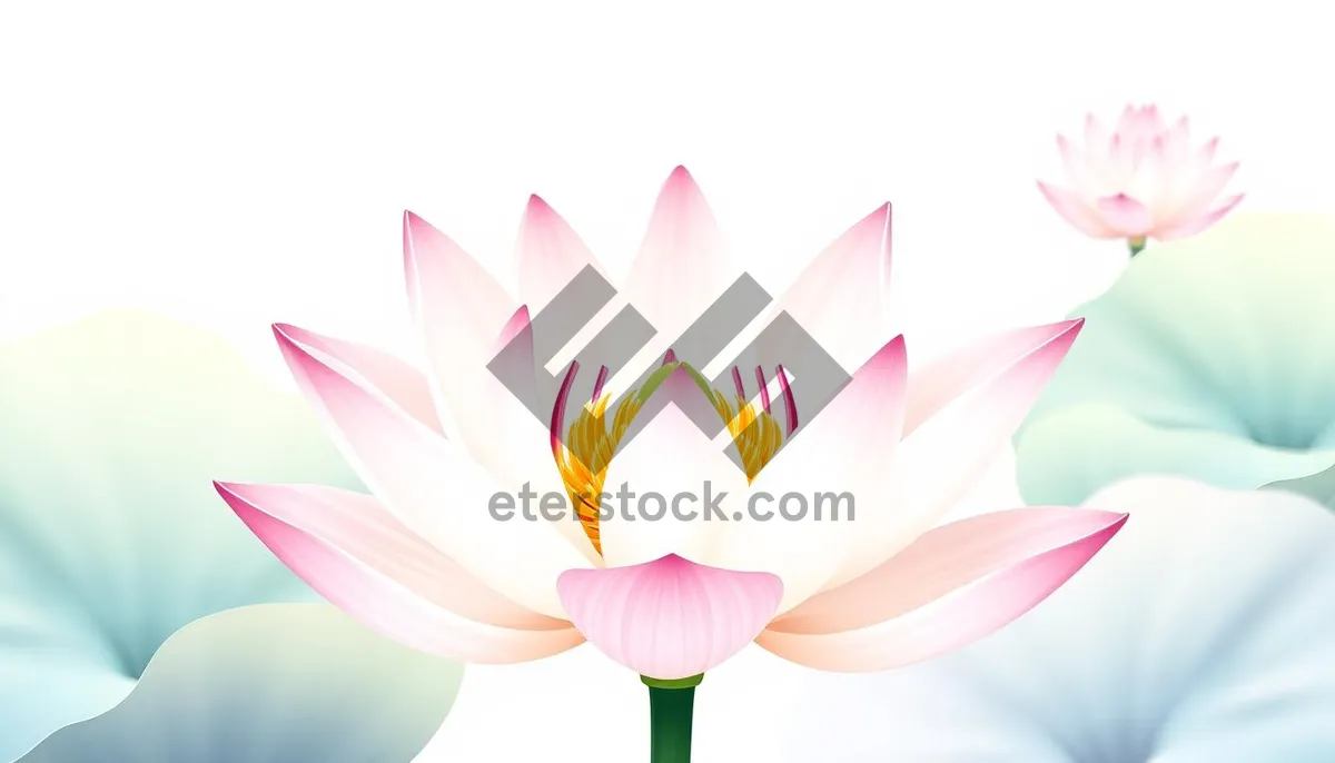 Picture of Colorful Lotus Flower Design Element
