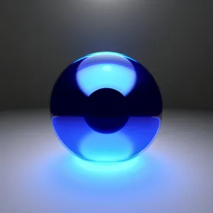 Shiny Glass Sphere Icon - Bright Spherical Design