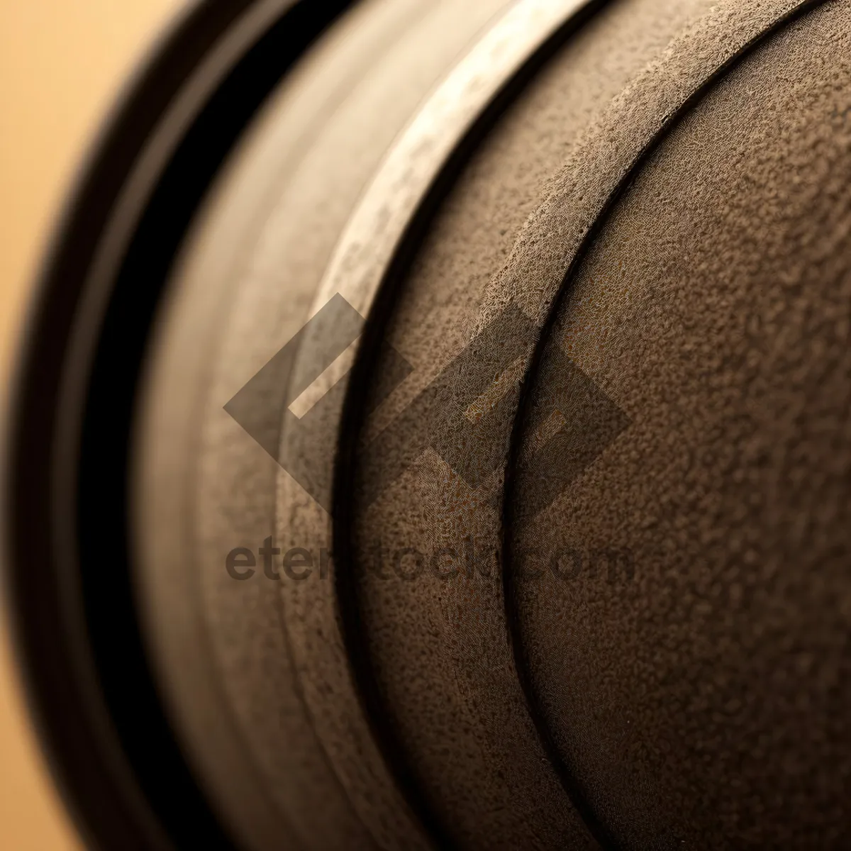 Picture of Music Equipment Close-Up: Basketball Speaker with Black Lens
