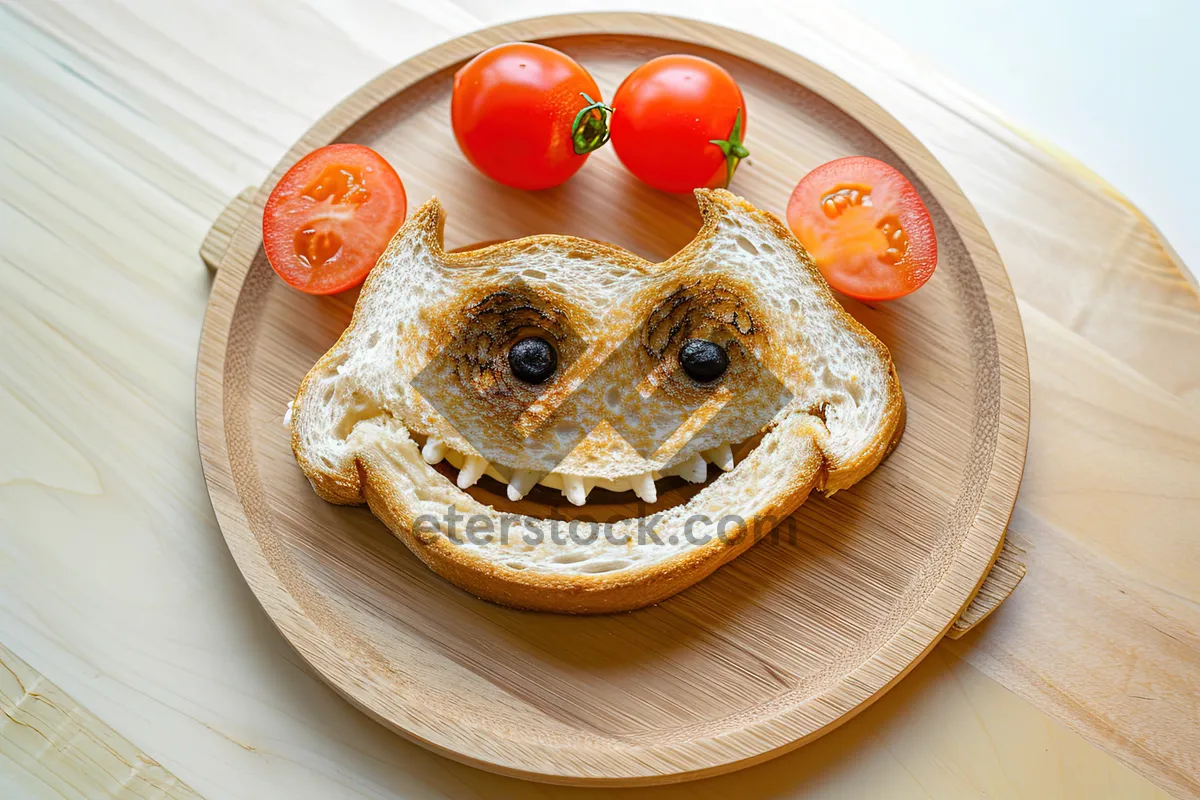 Picture of Delicious Cheese Cake on Plate