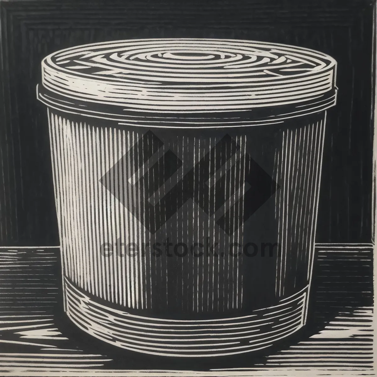 Picture of Metal Ashcan Bin Air Filter Device
