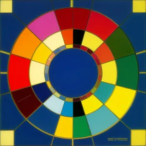 Colorful Mosaic Circle Design