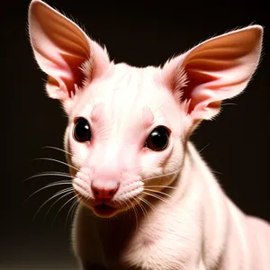 Sweet White Kitten with Fluffy Fur and Cute Whiskers