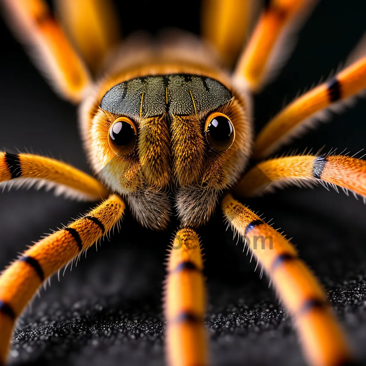 Picture of Close-up of a Wild Wolf Spider's Eye