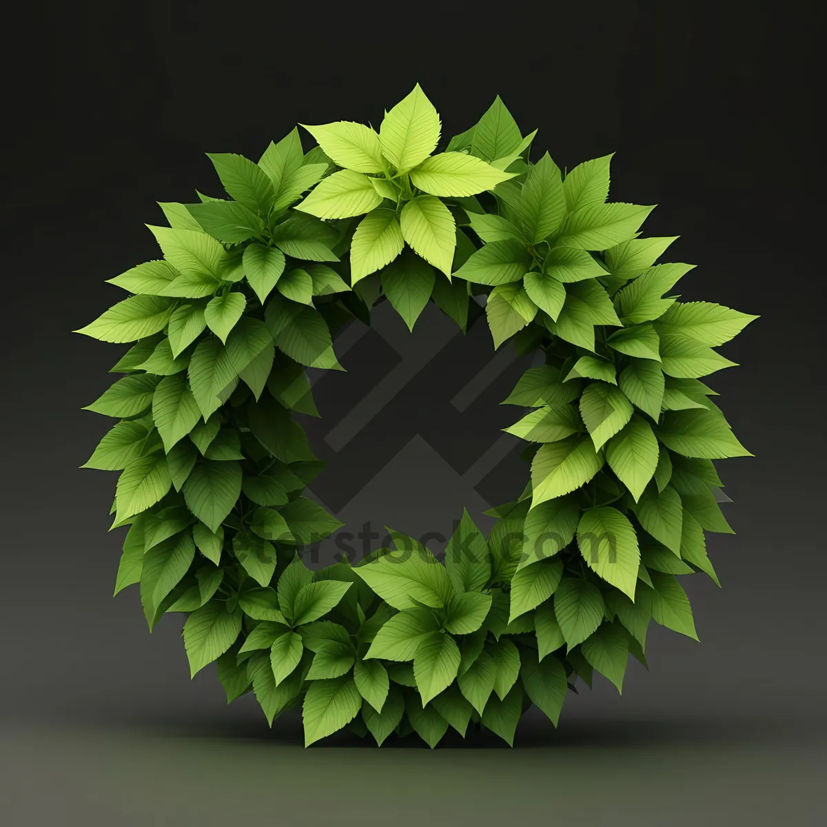 Picture of Lively Leafy Clover Design - Evergreen Spring Floral Decoration