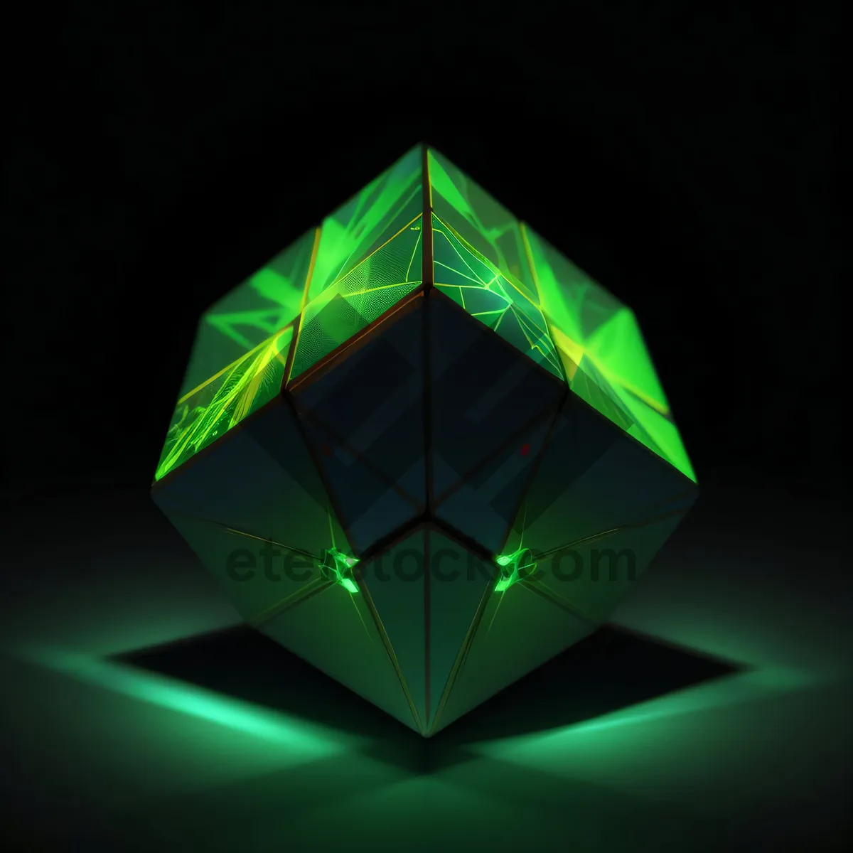 Picture of Sparkling Gem: Glass Laser Design