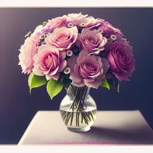 Romantic Pink Rose Bouquet: Love Blossoms in Spring