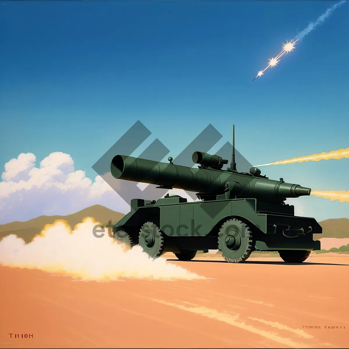 Picture of Skyborne Military Jet Rocket Launcher in Action