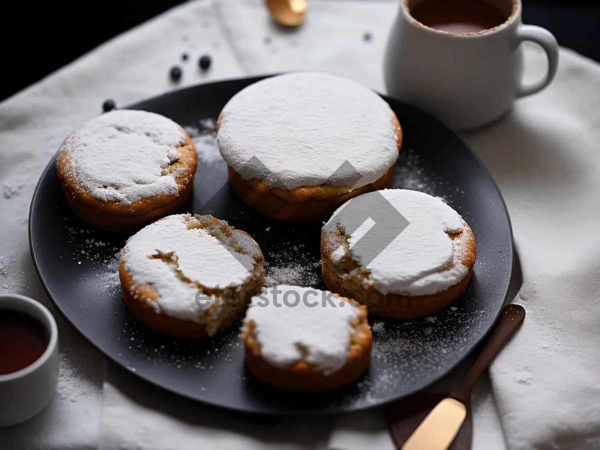 Picture of Decadent chocolate cake with whipped cream icing.