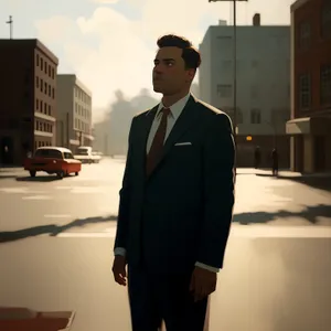 Successful business team meeting in modern office building.