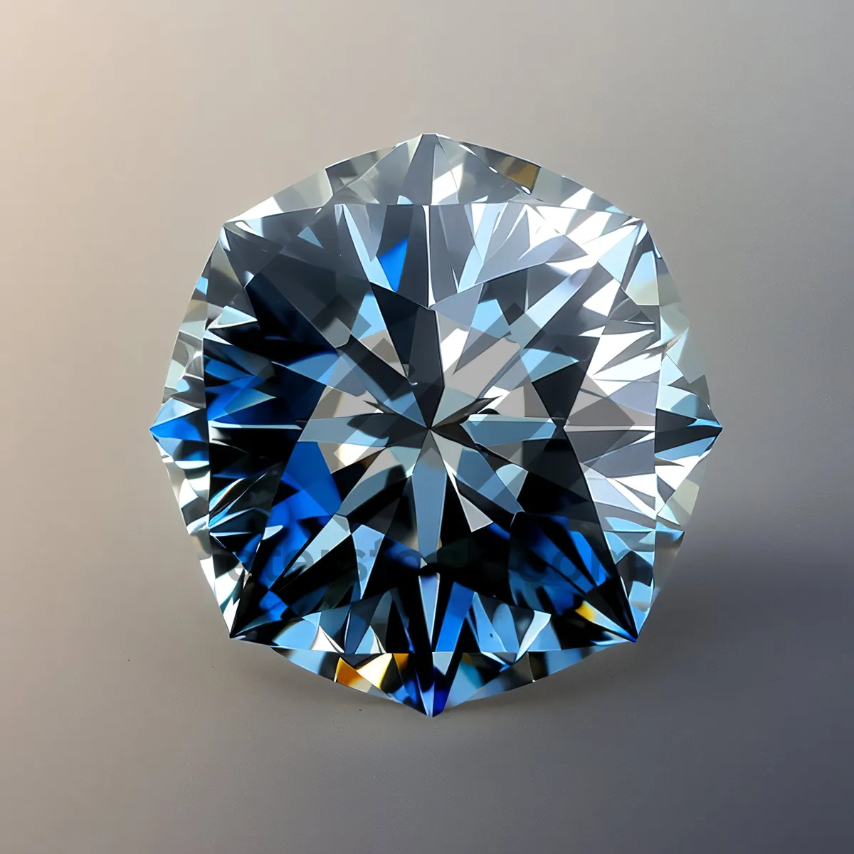 Picture of Sparkling Gemstone in Brilliant Crystal