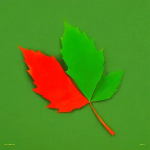 Vibrant Maple Leaf in Autumn's Glow