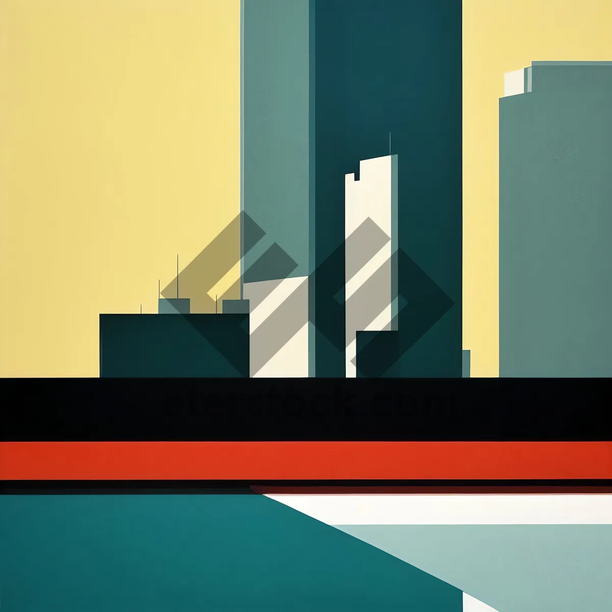 Picture of 3D Business Flag Symbol for Country