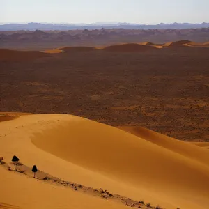 Sandy Dune Landscape under the Moroccan Sun