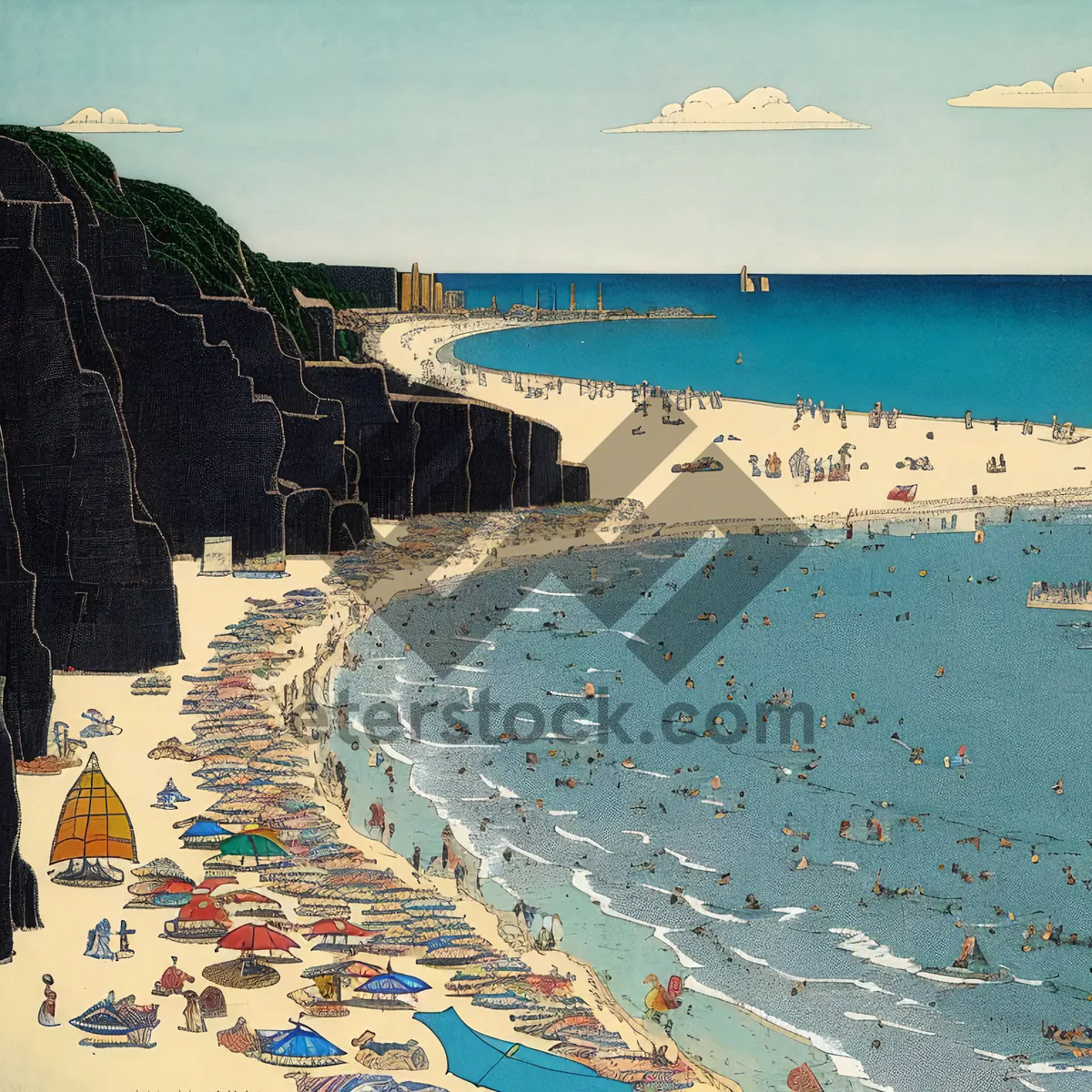 Picture of Serene Coastal Escape: Crystal Clear Waters and Sunny Shores