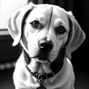 Adorable Purebred Retriever Puppy with Golden Coat