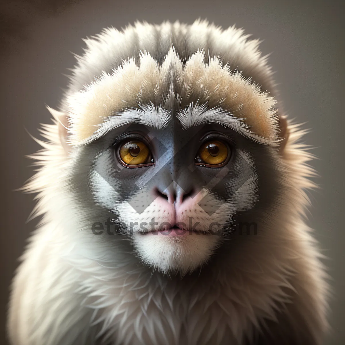 Picture of Feline Gaze: Captivating Cat with Whiskers