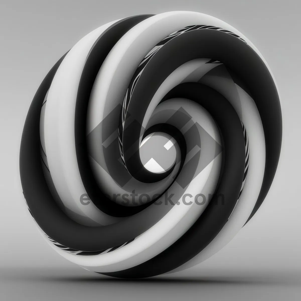 Picture of Shiny 3D Digital Graphic Swirl Wallpaper Art