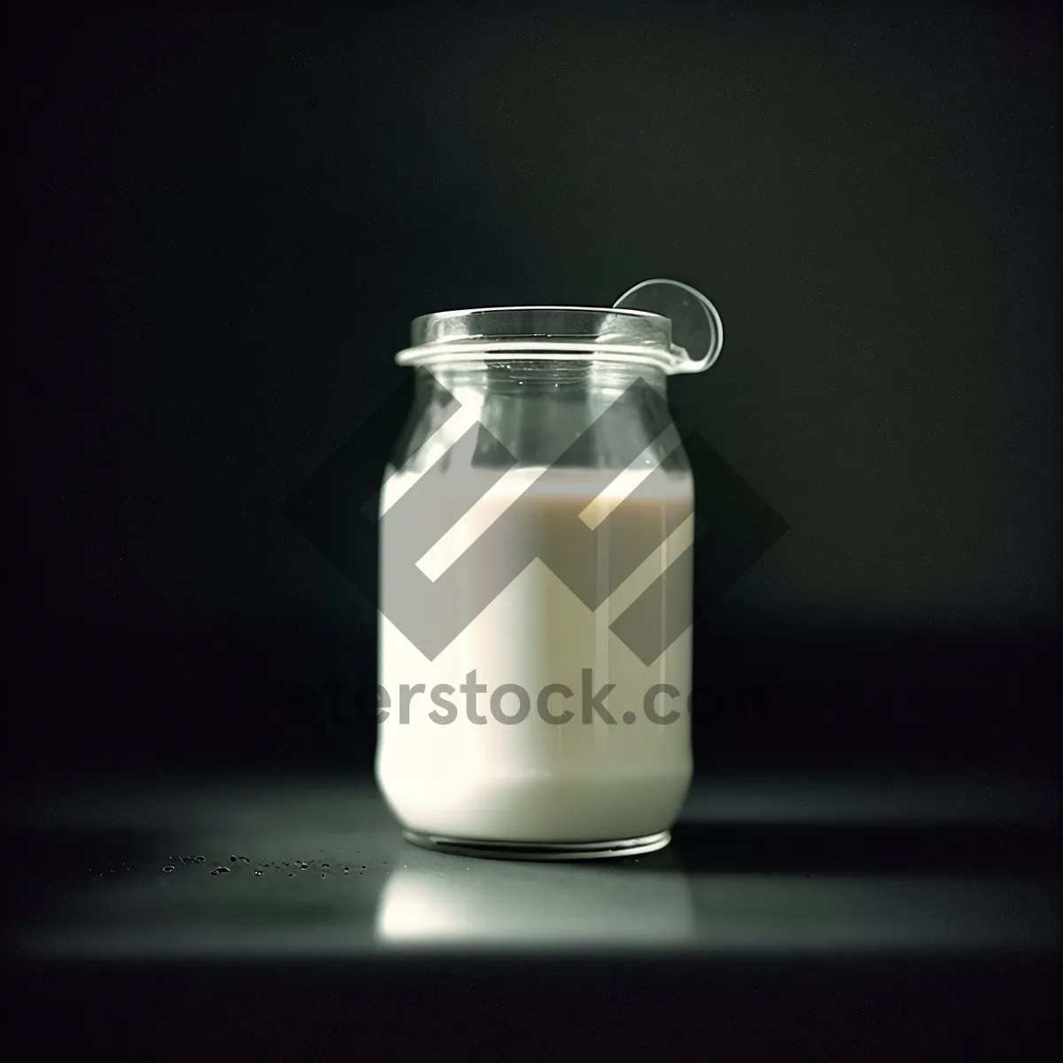 Picture of Glass Milk Bottle: Aromatherapy and Healthy Beverage
