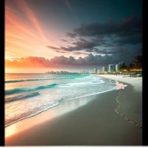 Serene Sunset at Paradise Coast