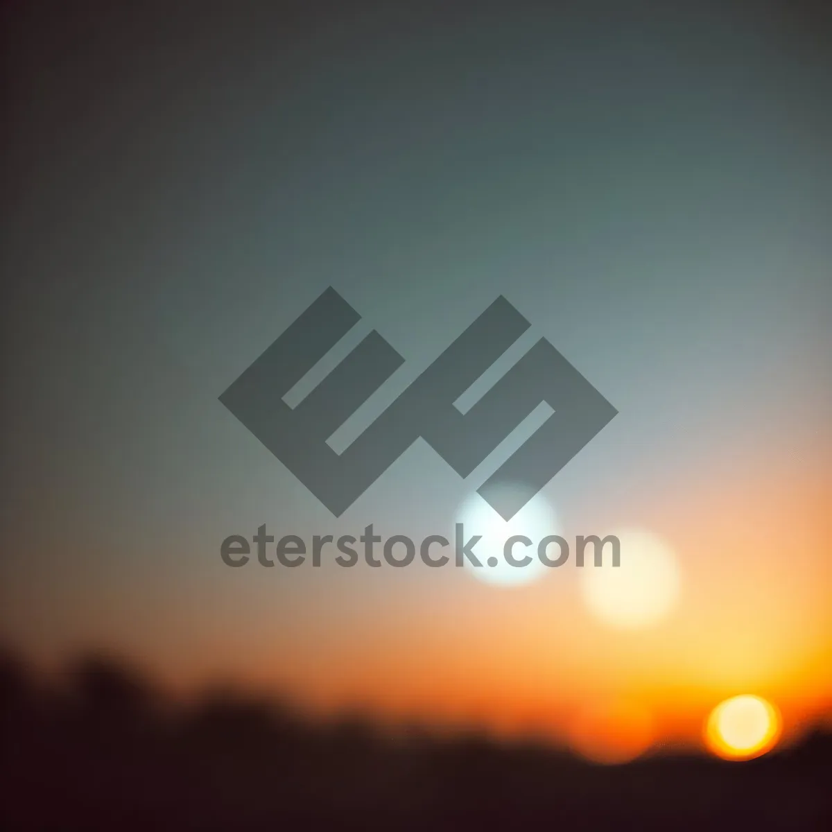 Picture of Majestic Summer Sunset: Sun, Stars, and Bright Skies