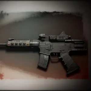 High-Power Assault Rifle Image: Automatic Weaponry Unleashed