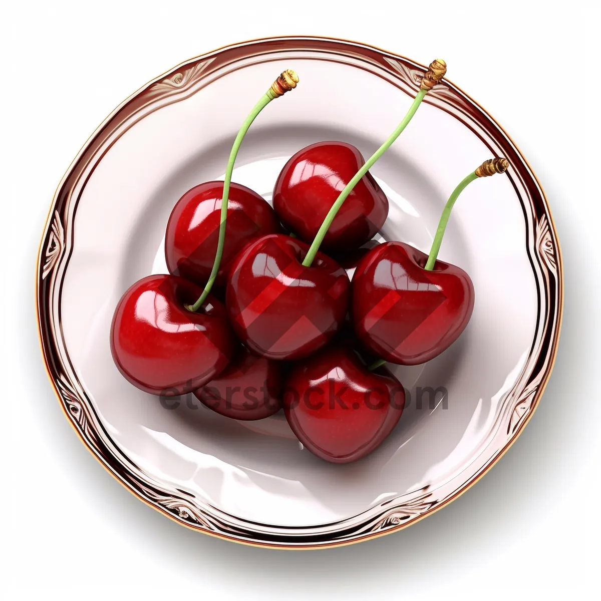 Picture of Fresh Bing Cherries - Ripe and Juicy Delight