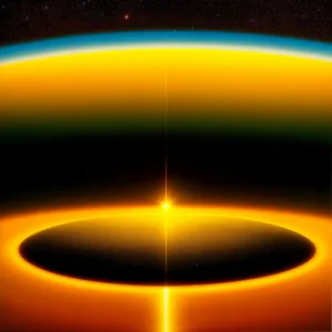 Glowing Gas Ring in Dark Space