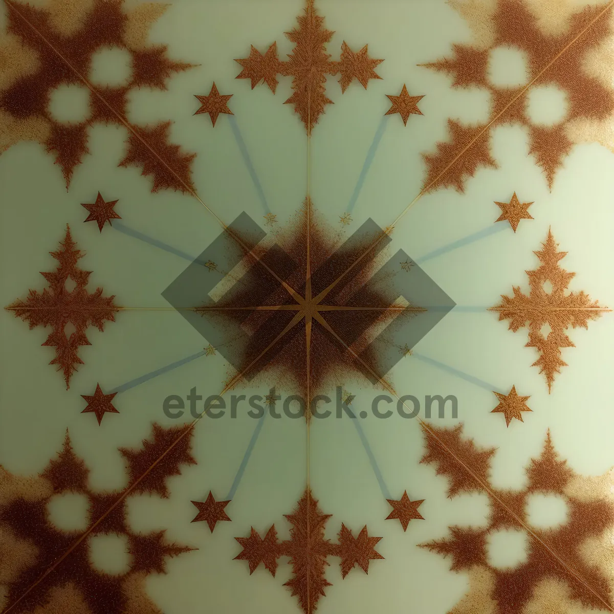 Picture of Snowflake Celebration: Ornate Floral Winter Design