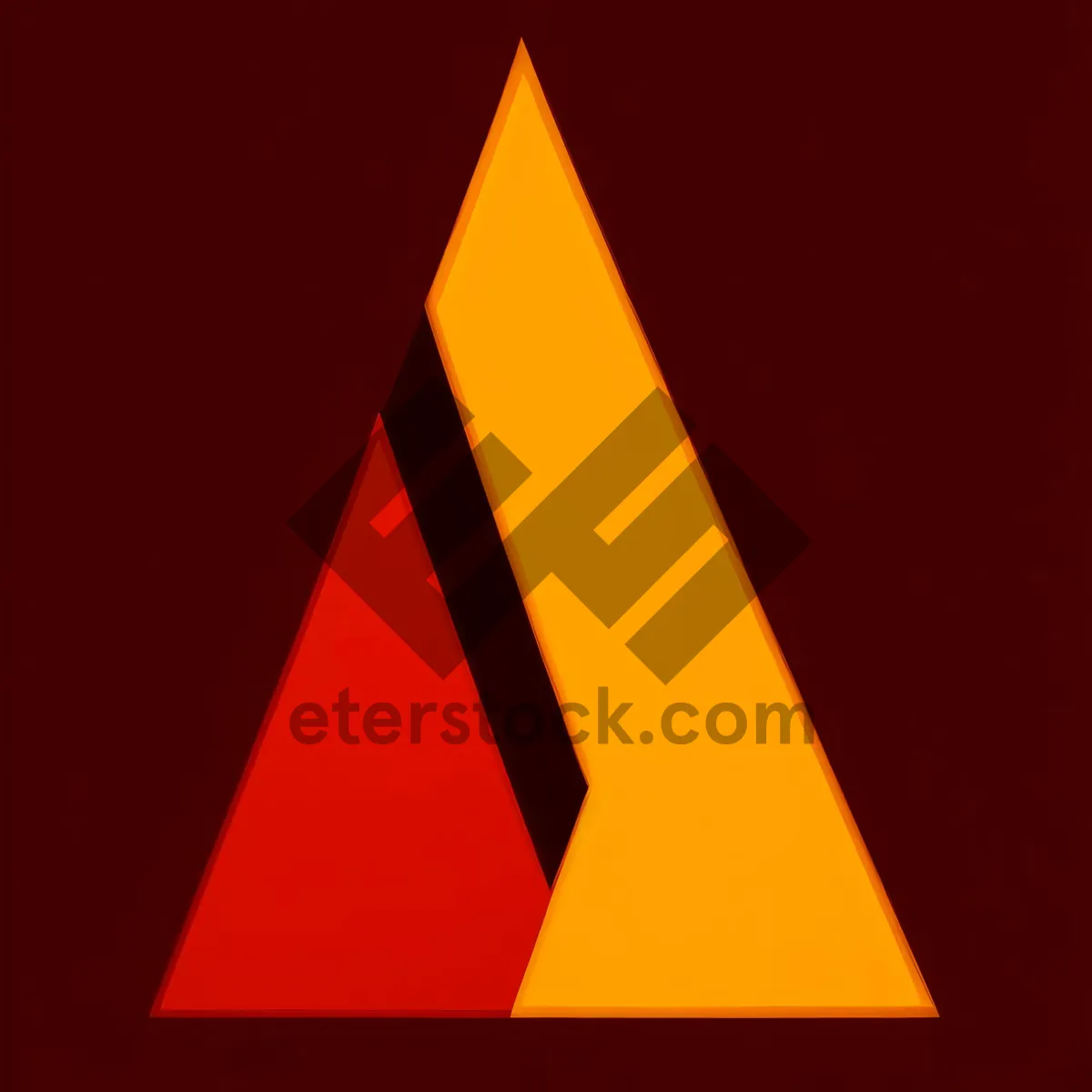 Picture of Geometric Pyramid Symbol Graphic Design