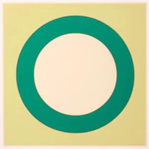 Shiny Circle Graphic Icon: Sleek Web Design Element.