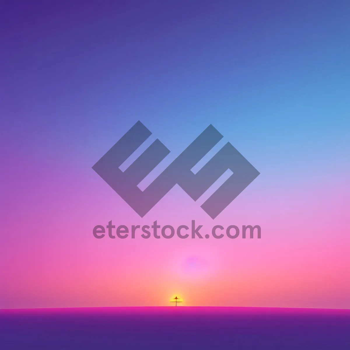 Picture of Vibrant Sky with Fluffy Clouds