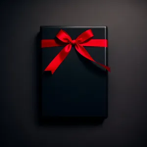 Shiny Gift Box with Ribbon and Bow: A Festive Celebration