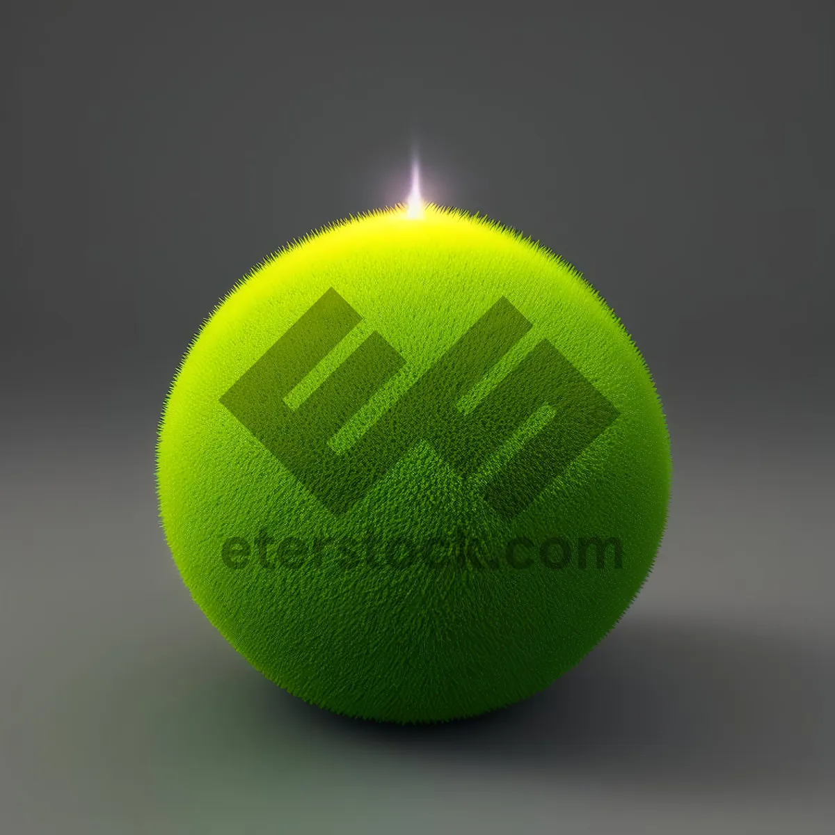 Picture of Vibrant Citrus Tennis Ball for Active Sports