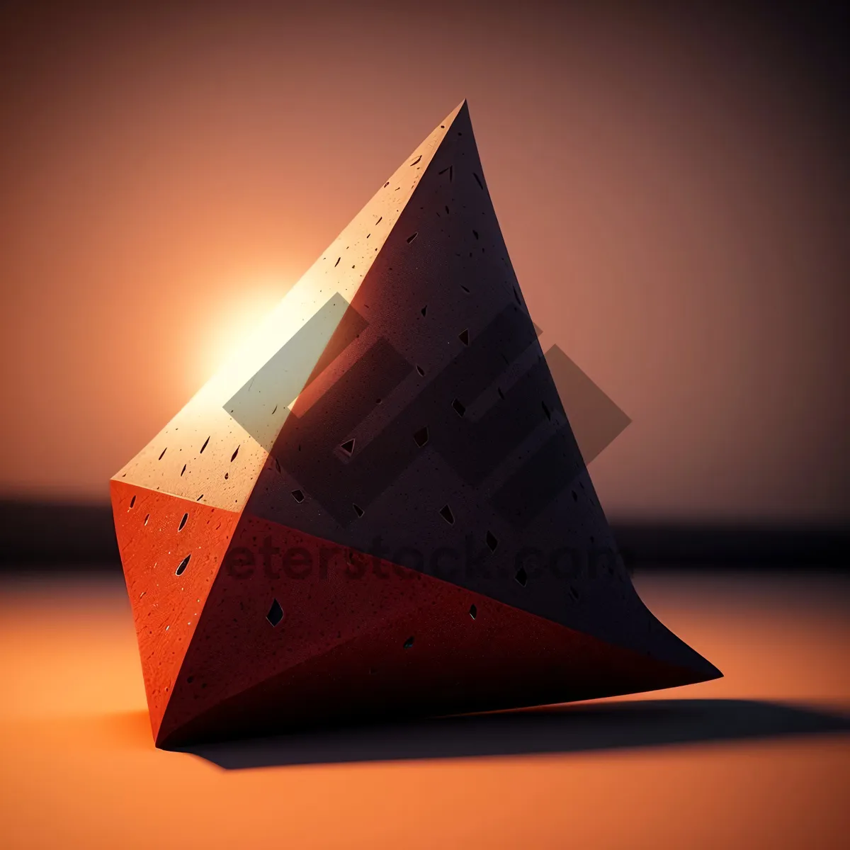 Picture of 3D Cone Symbol Image