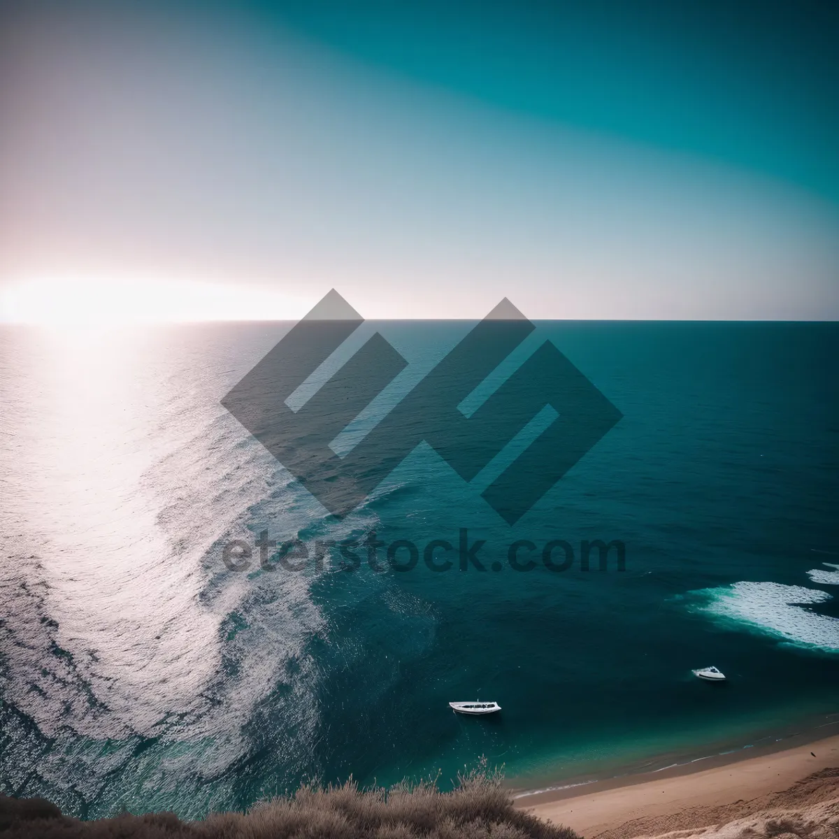 Picture of Serenity at Sunset: Coastal Paradise