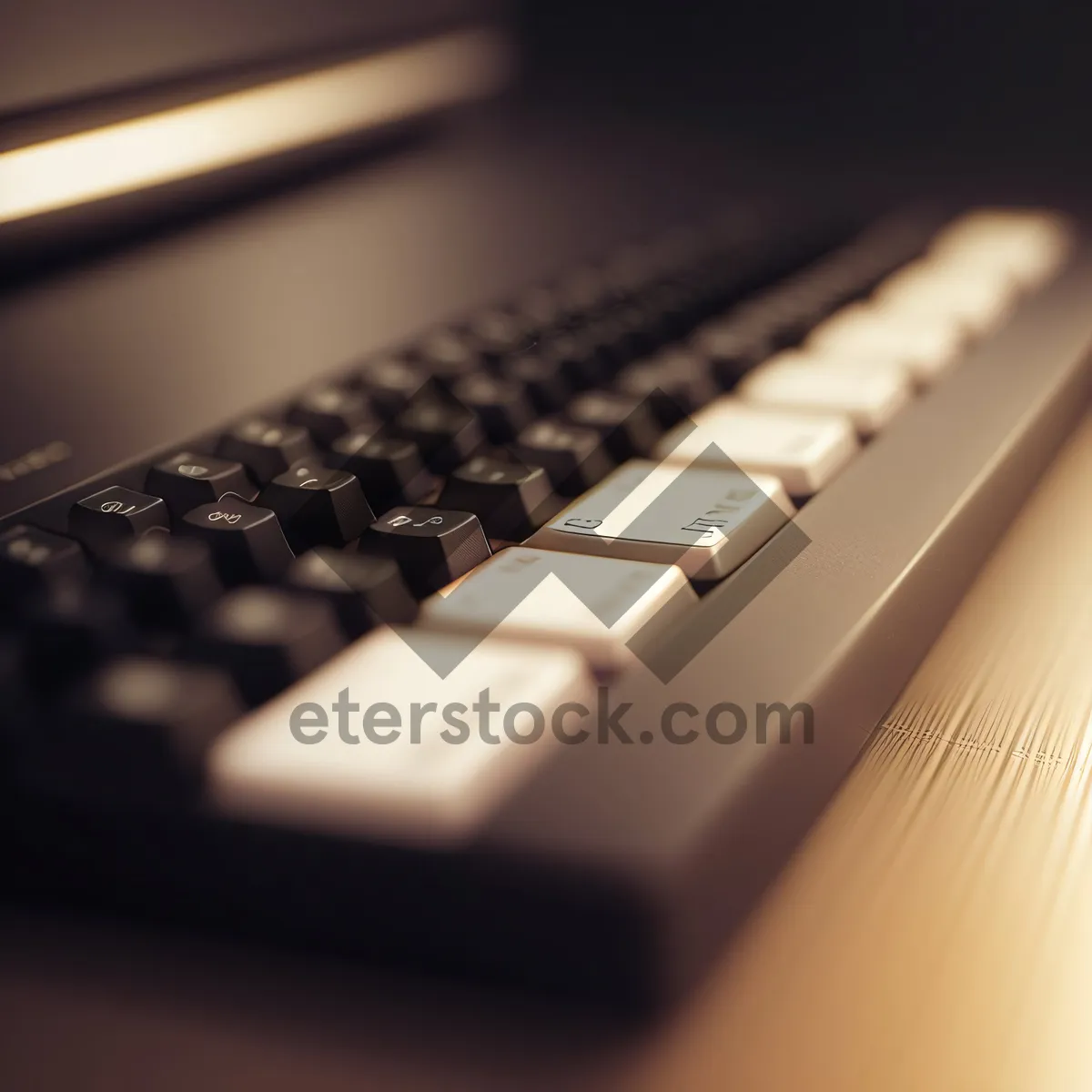 Picture of Data Input Device: Close-Up of Keyboard Buttons