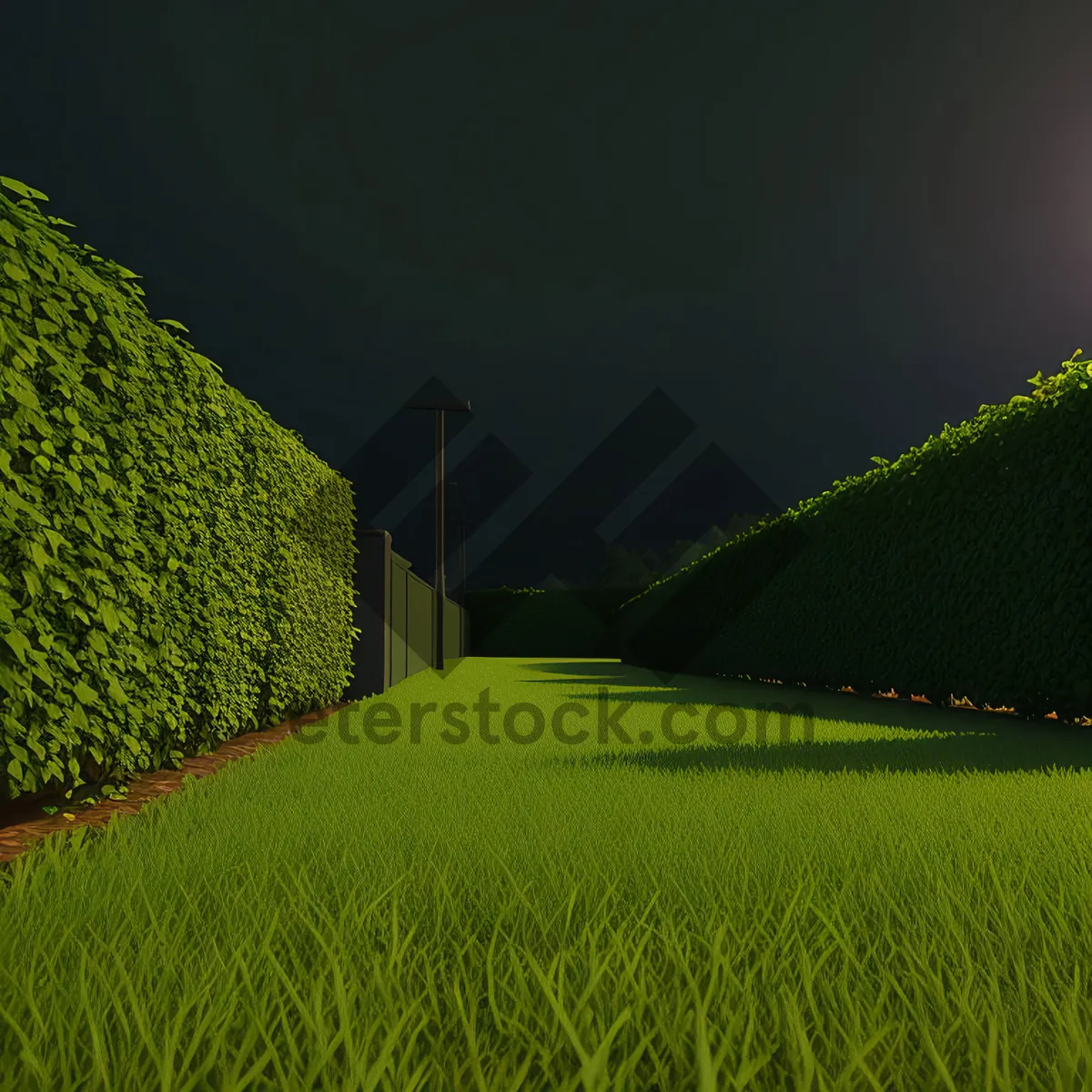 Picture of Serene Summer Sky Over Rolling Green Hills