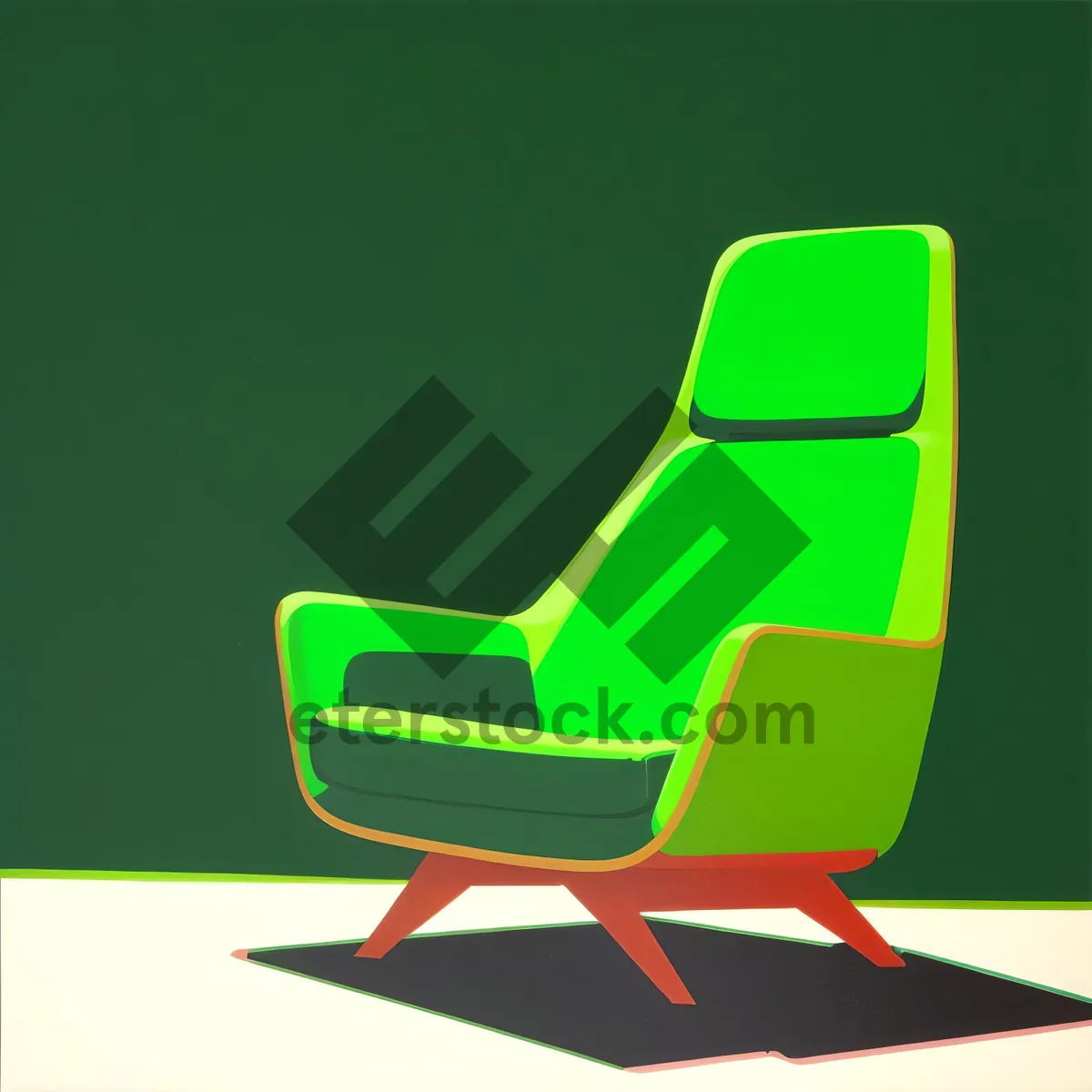 Picture of Rocking Chair - 3D Furniture Icon