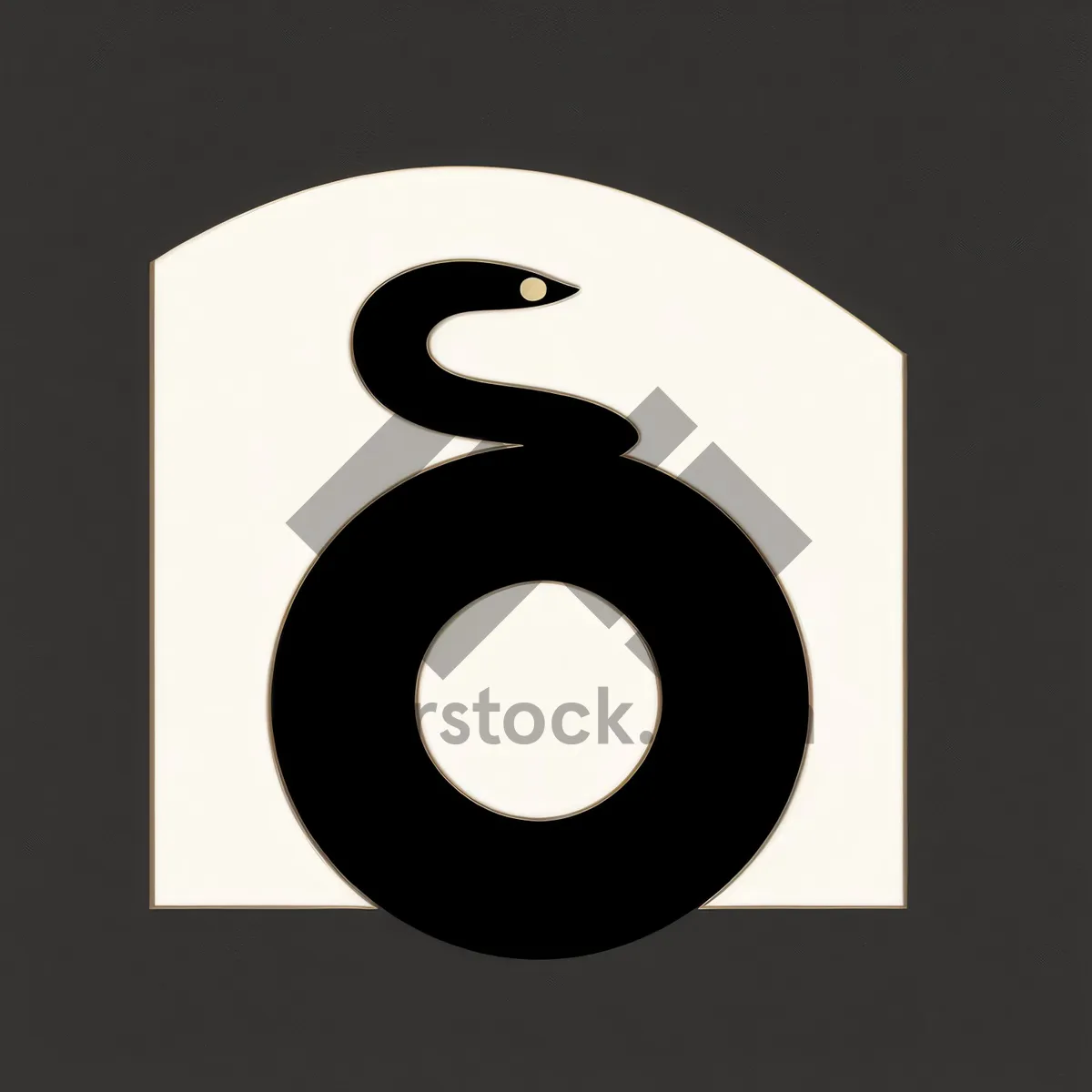 Picture of Black Symbolic Restraint Icon - Fastener Design