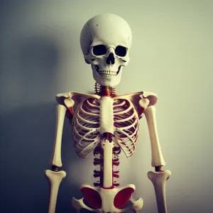 Scary Pirate Skeleton Figure - 3D Horror Anime