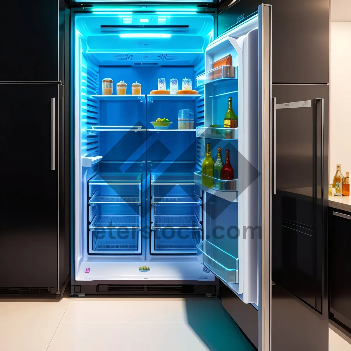 Picture of Modern White Goods Refrigeration System for Home